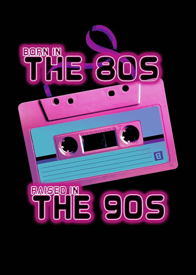 Retro Born In The 80s