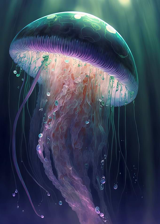 Colorful Jellyfish