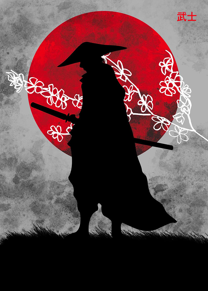 Anime Samurai warrior