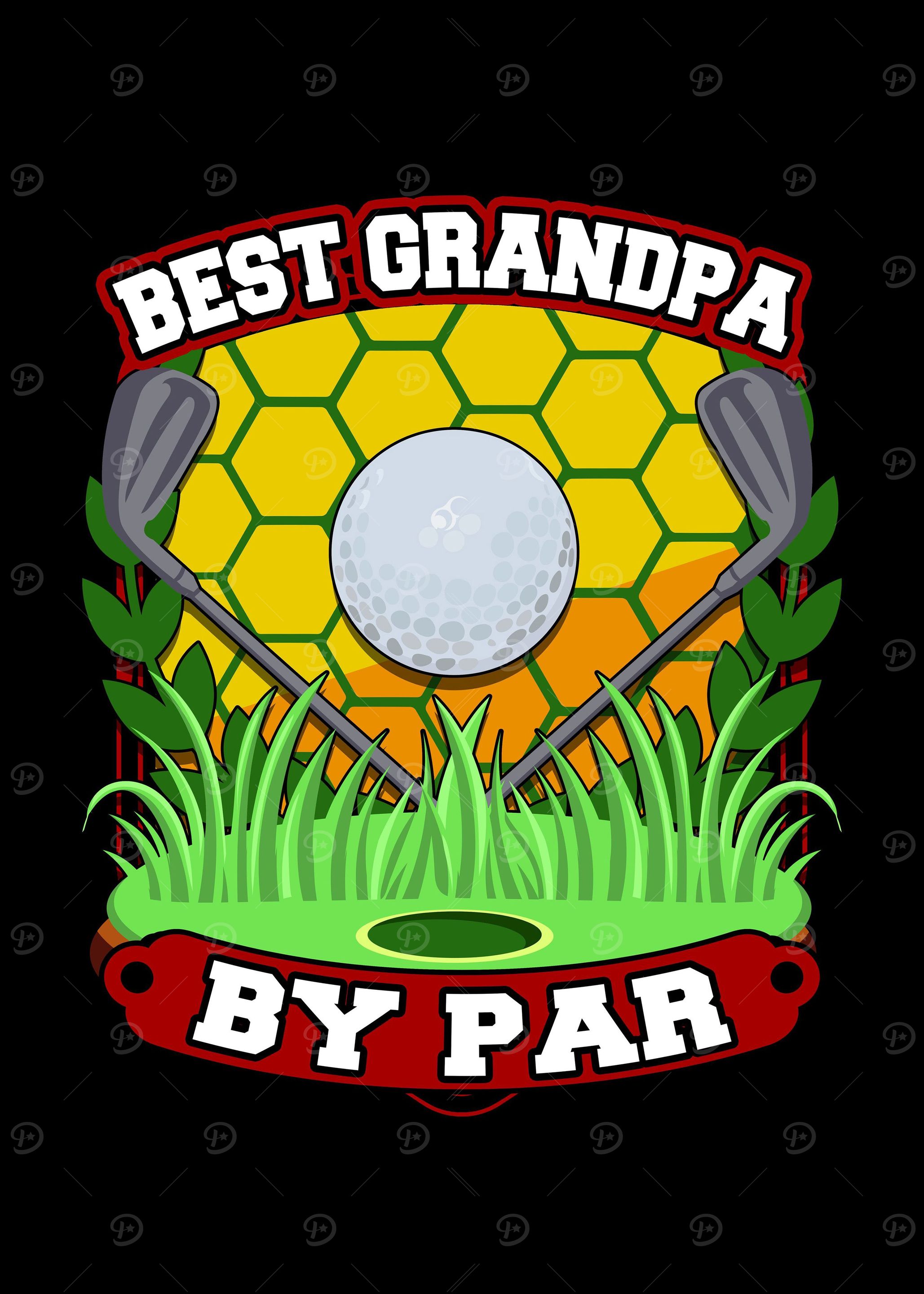 Grandpa Golf Golfing