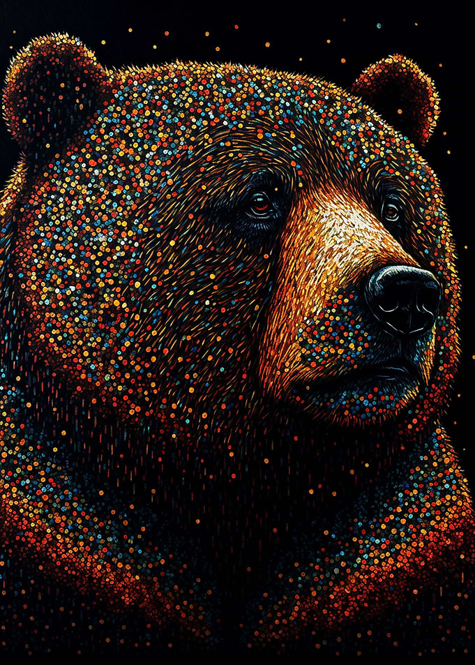 Splash Paint Bear