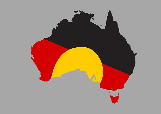 Colourful Aussie Map