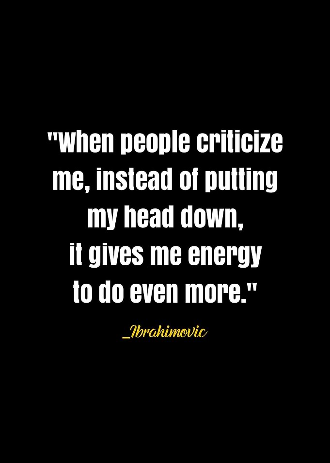 Ibrahimovic quote