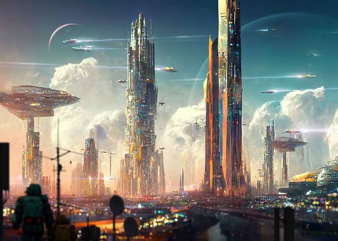 City sky