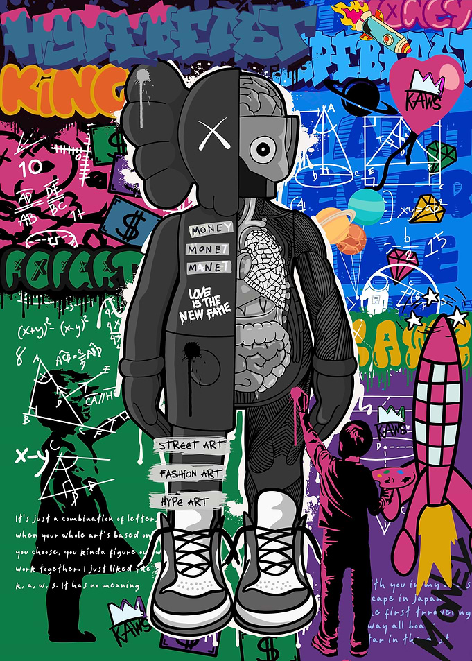 Hype icon Graffiti style