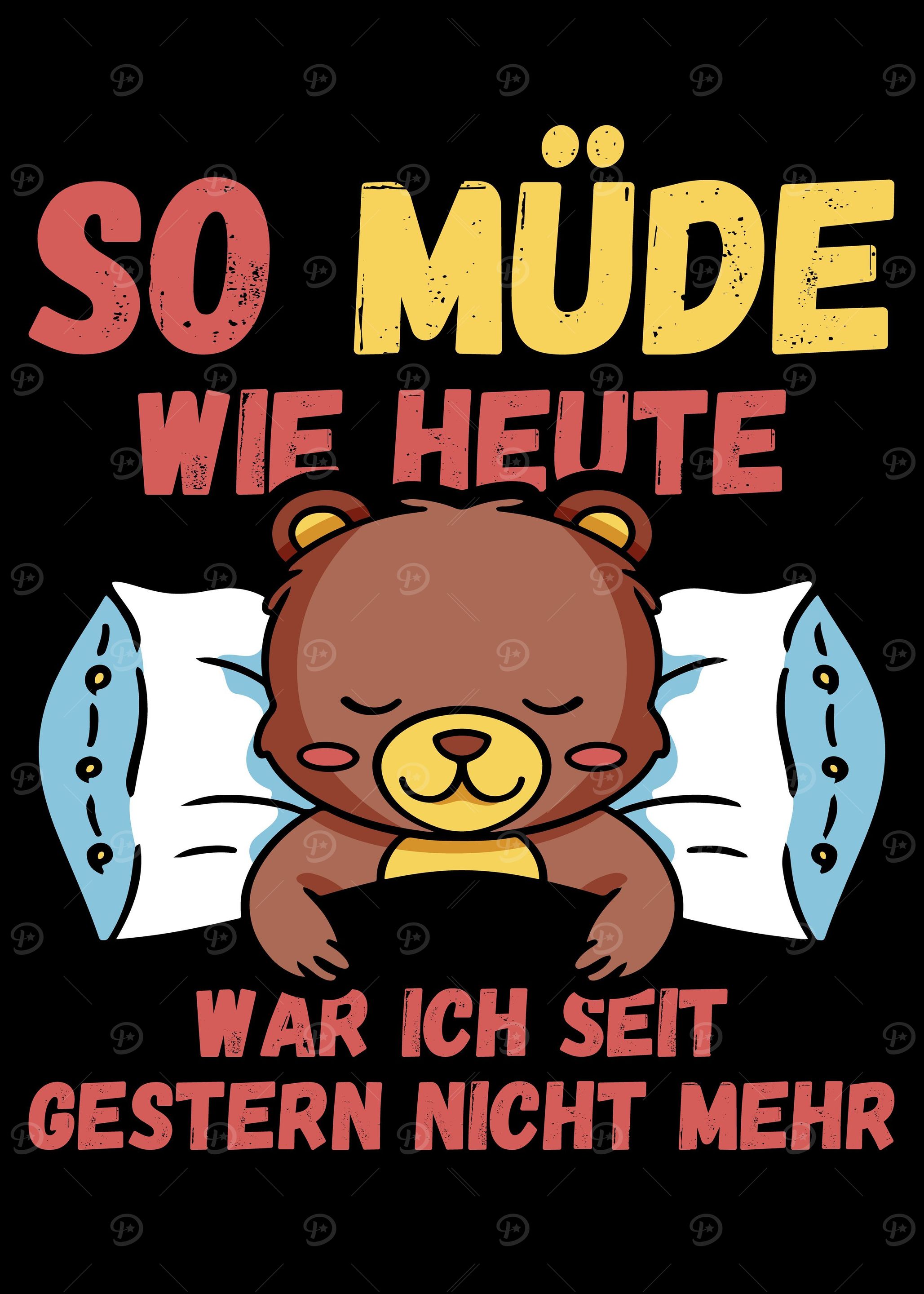 So mde wie heute war ich