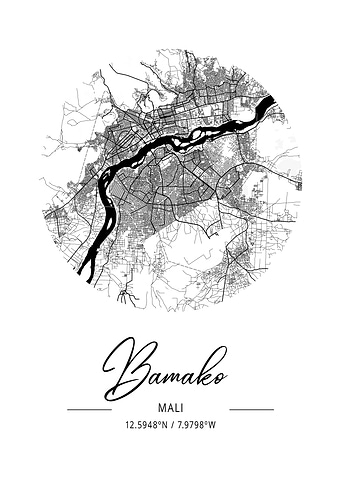 Bamako City Map