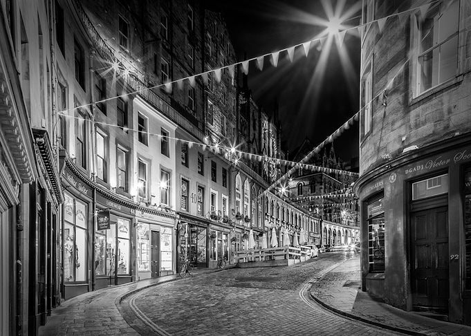 West Bow in Edinburgh