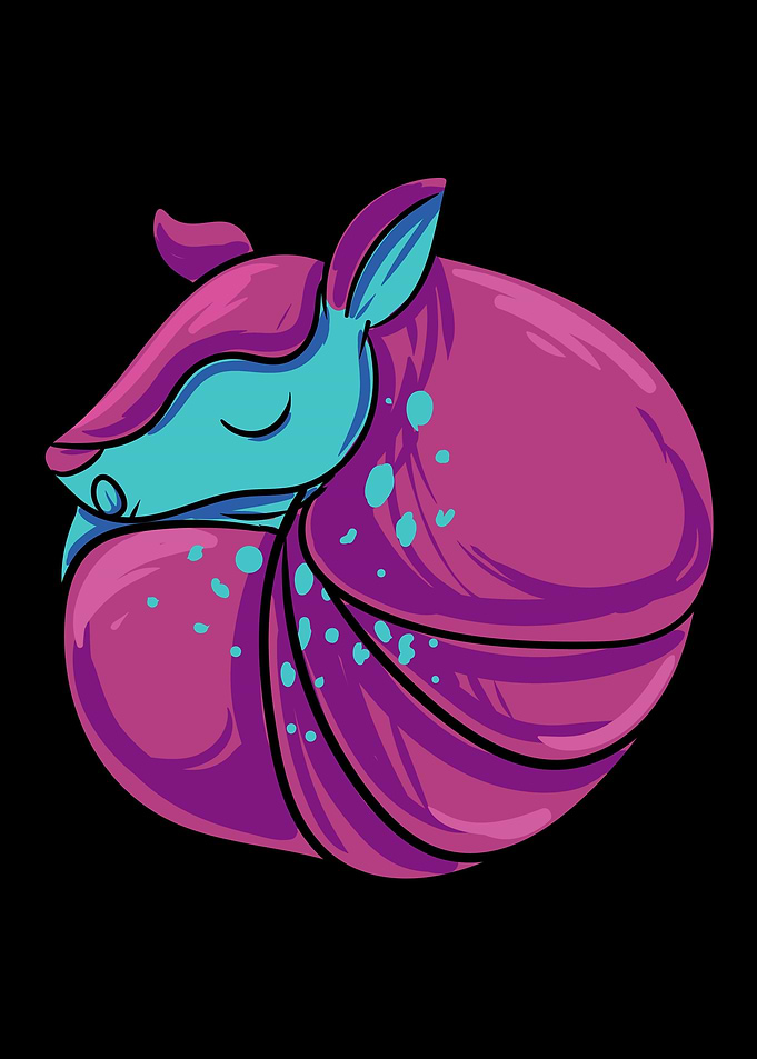 Colorful Armadillo