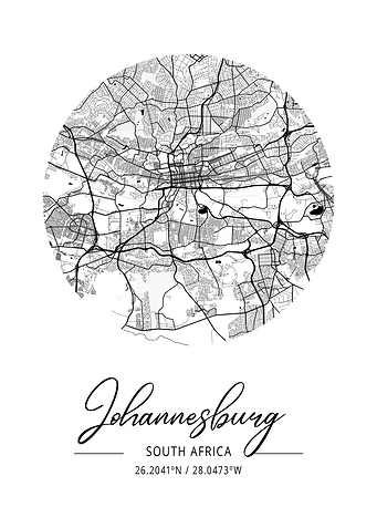 Johannesburg City Map