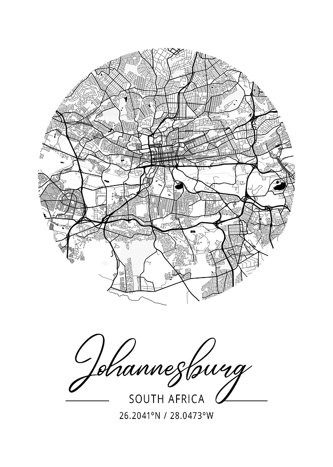 Johannesburg City Map