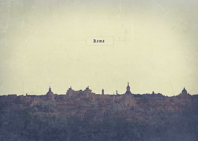Roma Postcard