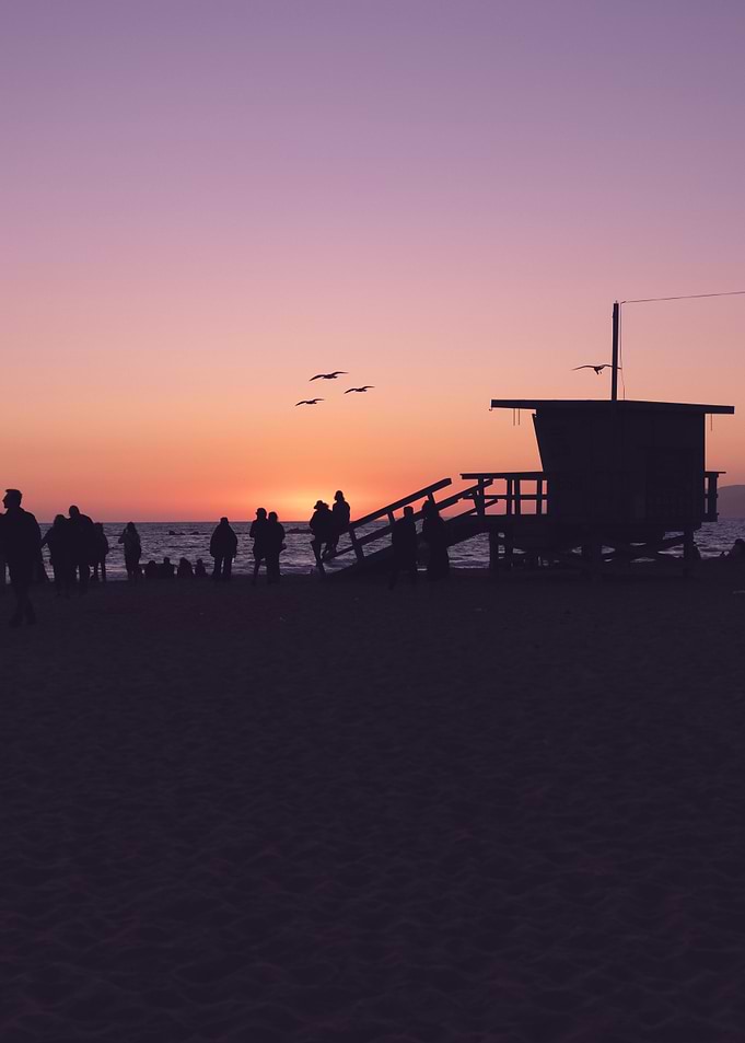California Beach Sunset