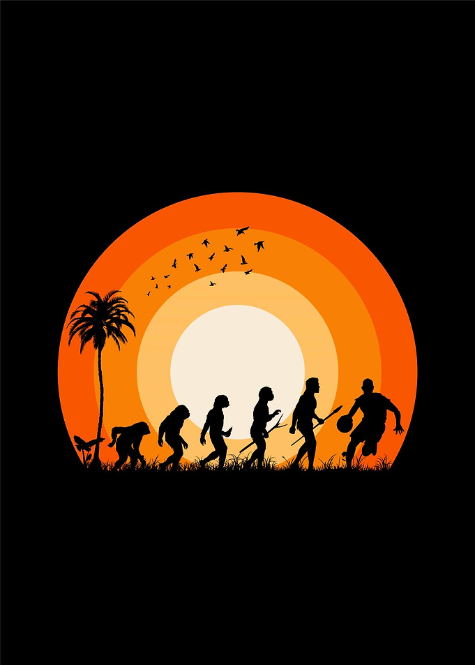 evolution of basketballer
