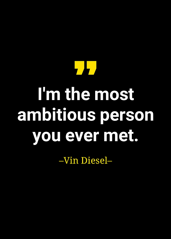 Vin diesel quote