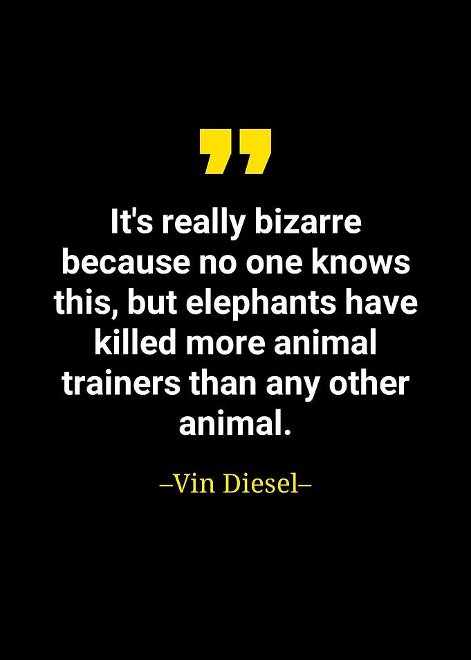 Vin diesel quote