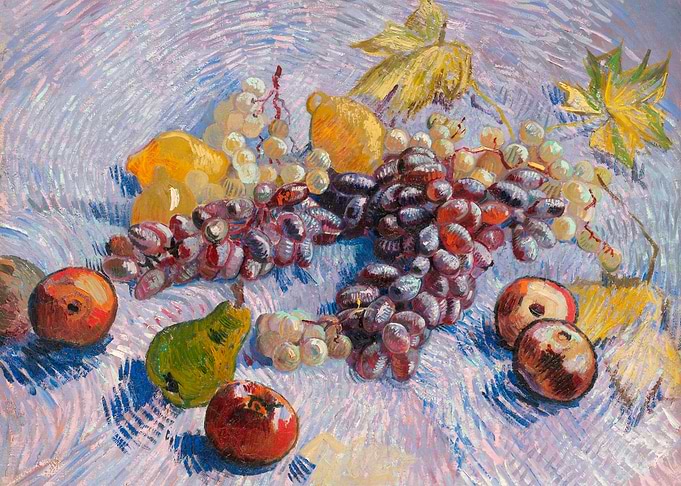 Grapes Lemons Pears 1887