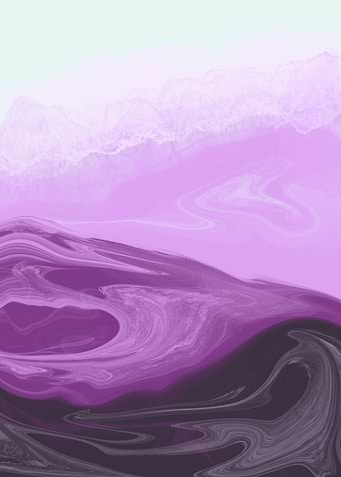 Night Ocean Abstract