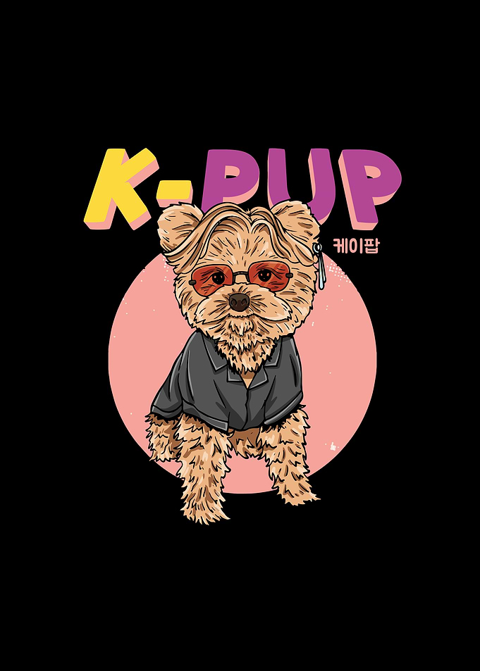 K POP Dog Designs for a