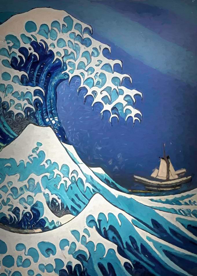 Japan ocean wave