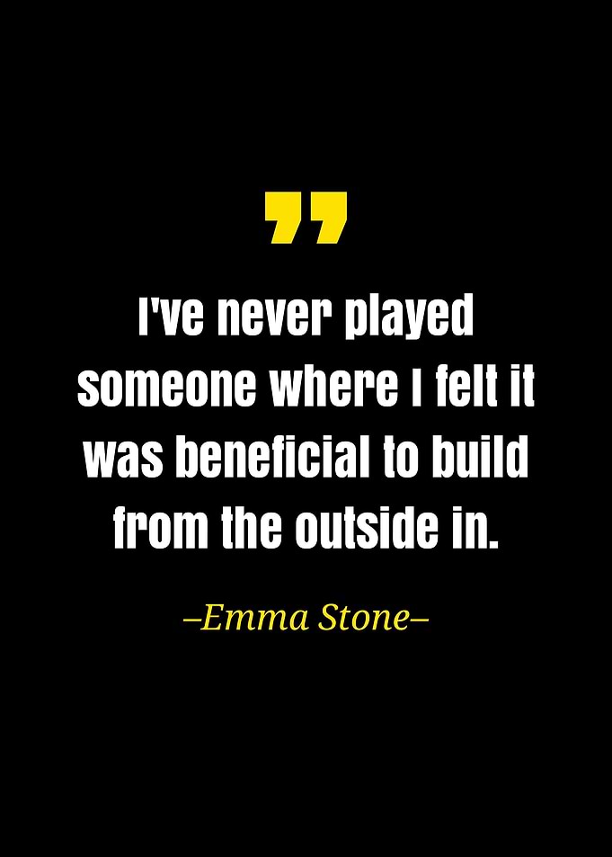 Emma stone quote