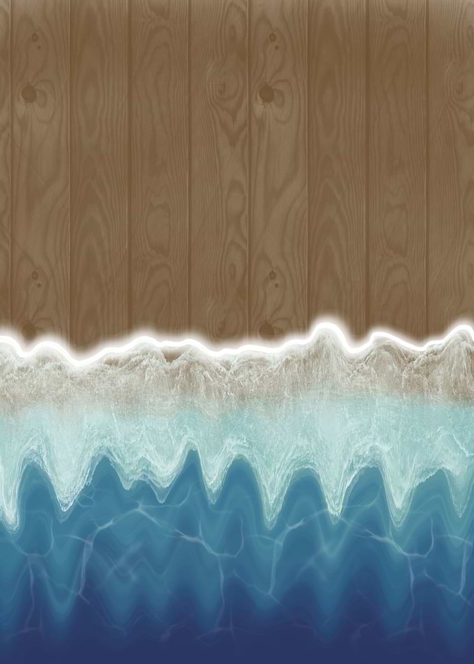 Ocean Wood 3 Abstract