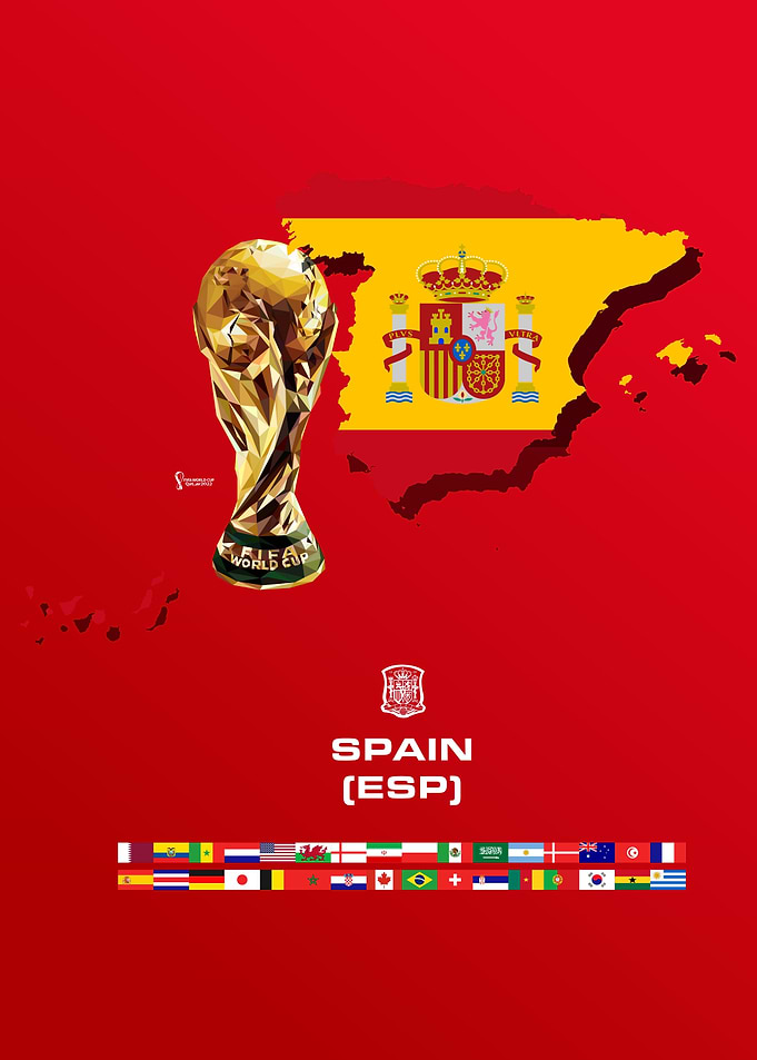 maps world cup spain