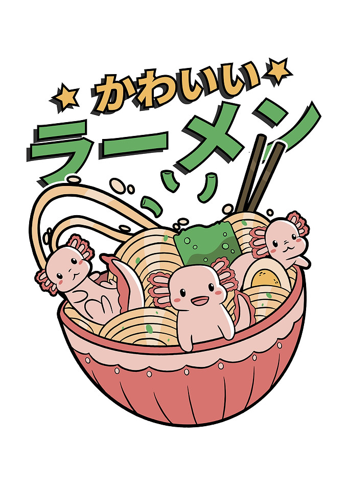 Axoloth and Ramen Bowl