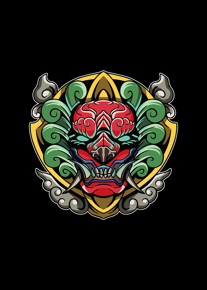 Red bat devil Japanese