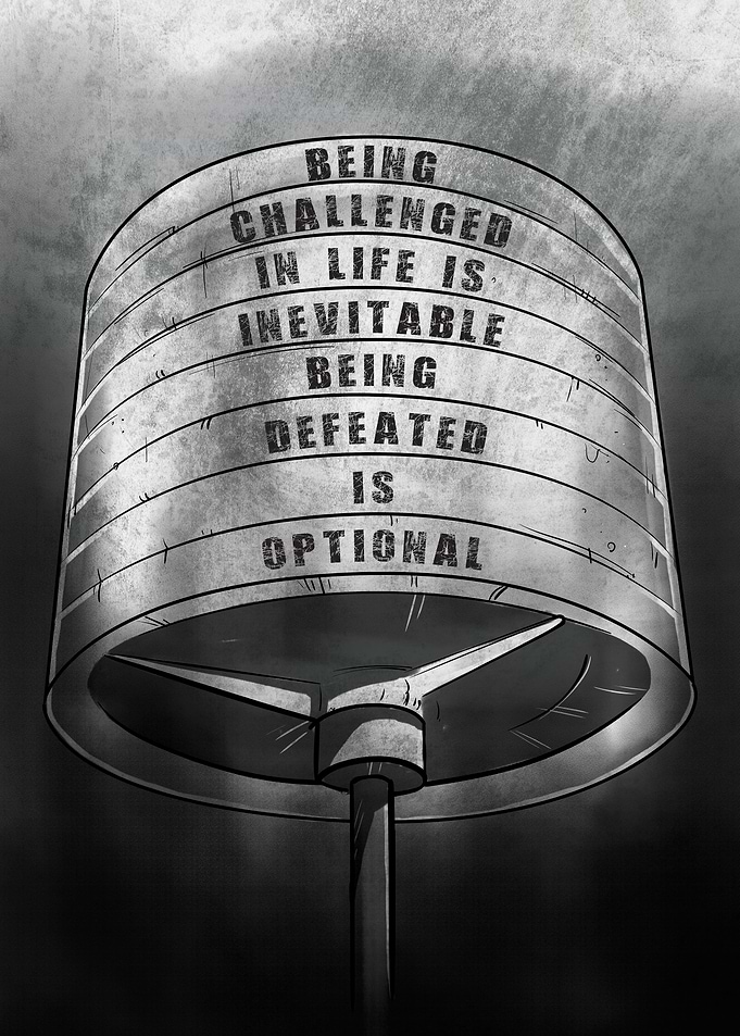 Be Challenged vs Defeated