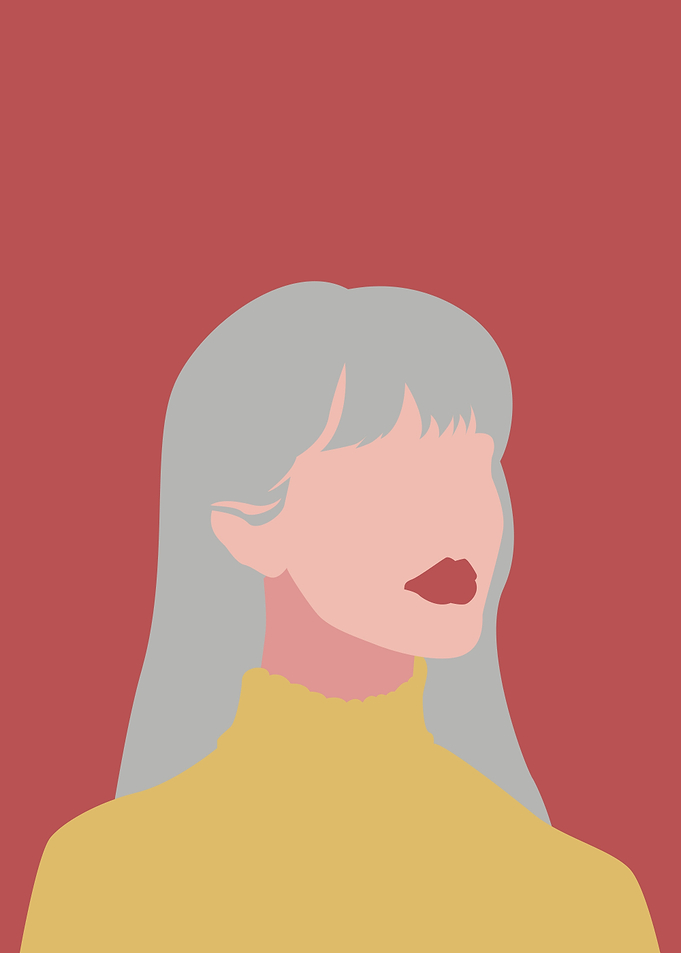 Girl in red