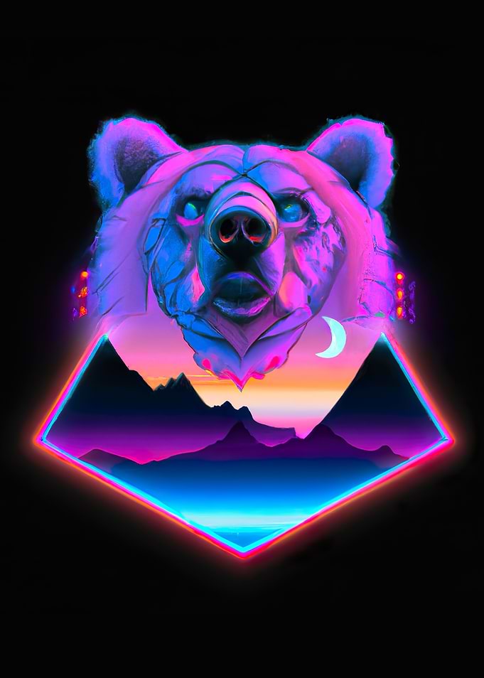 Retrowave Bear