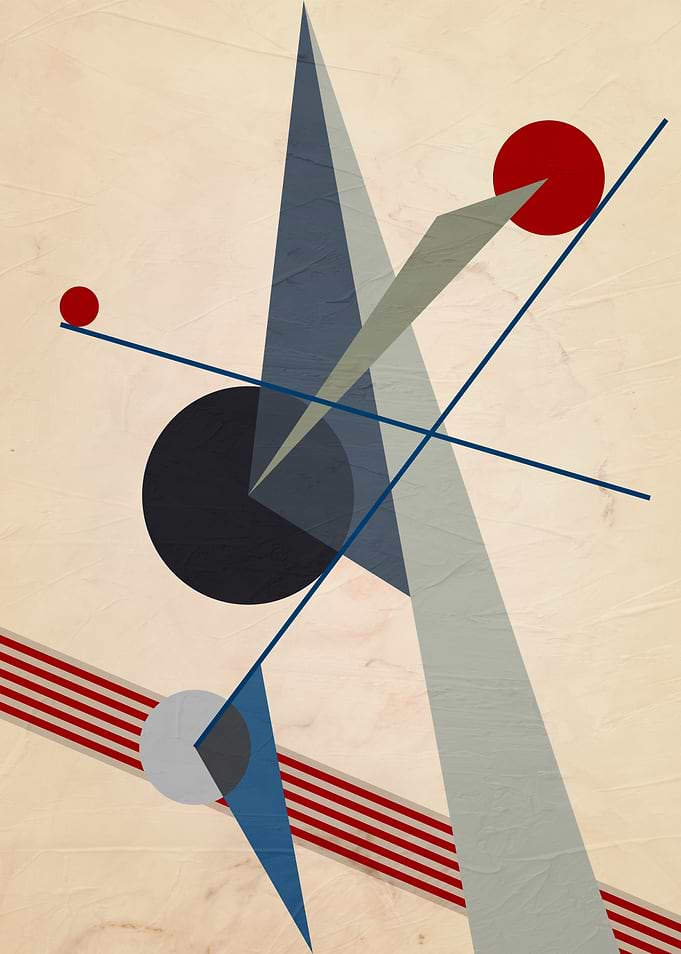 GEOMETRIC ABSTRACT 602A
