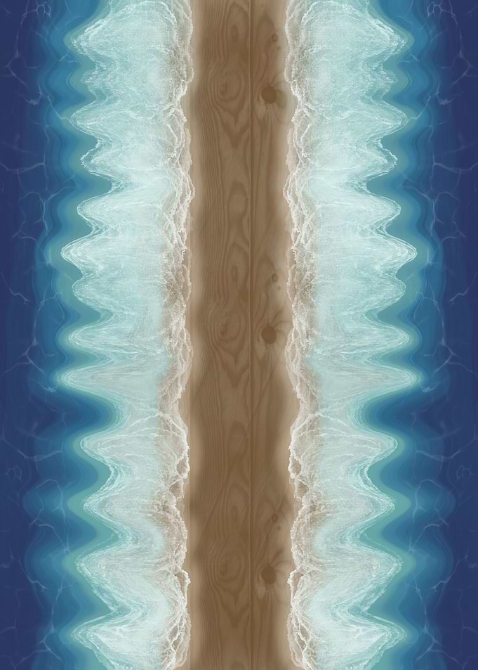 Ocean Wood 1 Abstract