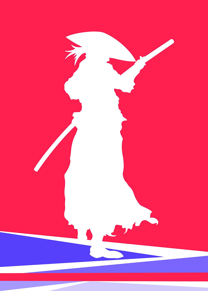Fantasy minimal Samurai
