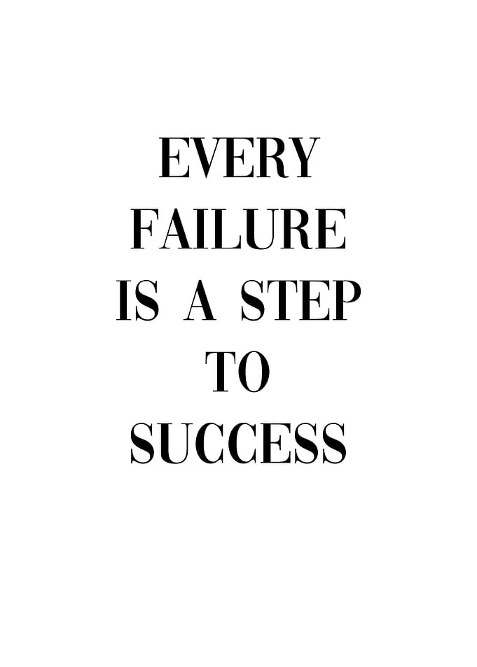 Failure Step to Success