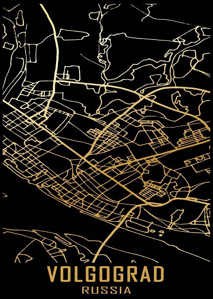 Volgograd Russia City Map