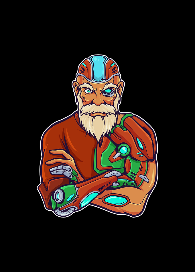 Santa claus halfbody