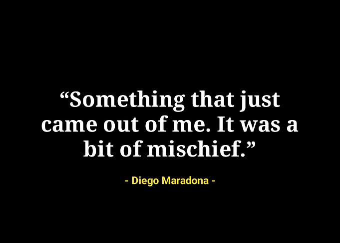 Maradona quotes