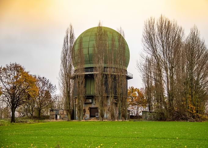 Military radar landscape