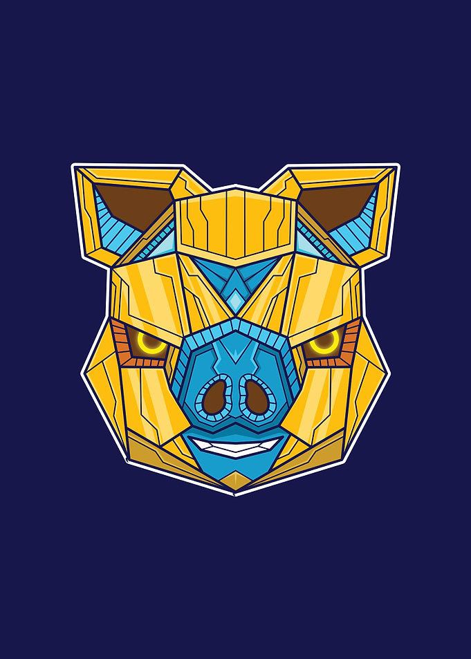 Pig Mecha Posters