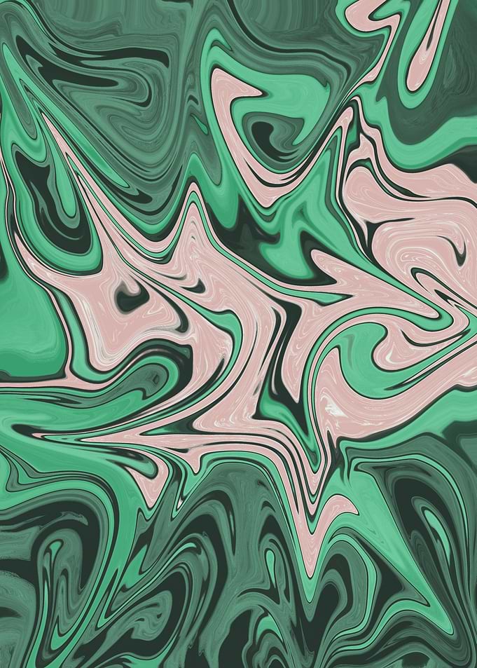 Green Marble 1 Abstract