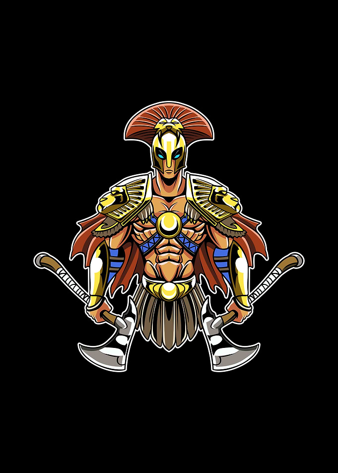Ghost of spartan half body