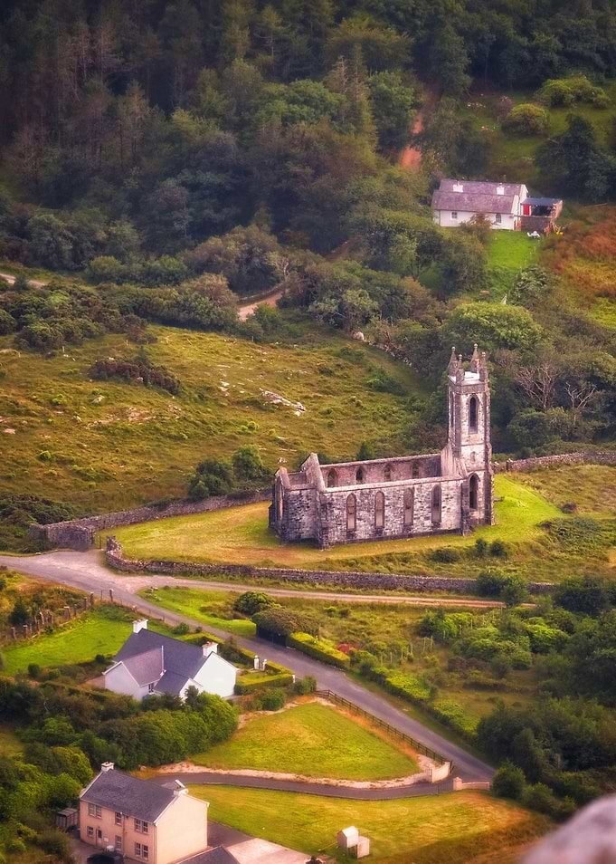 Church from above