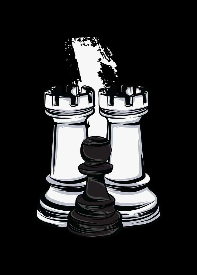 Chess Rook And Pawn