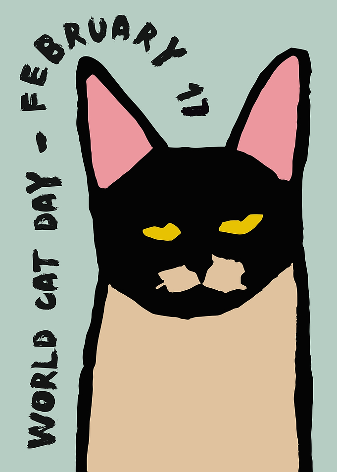 World Cat Day Poster