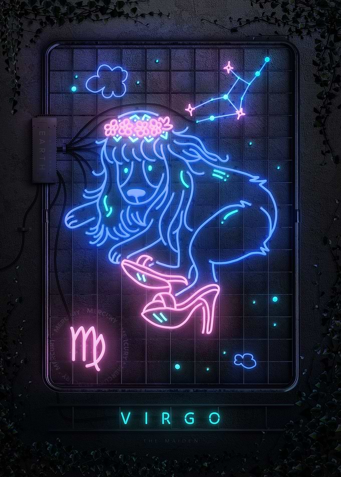 Neon Sign Virgo