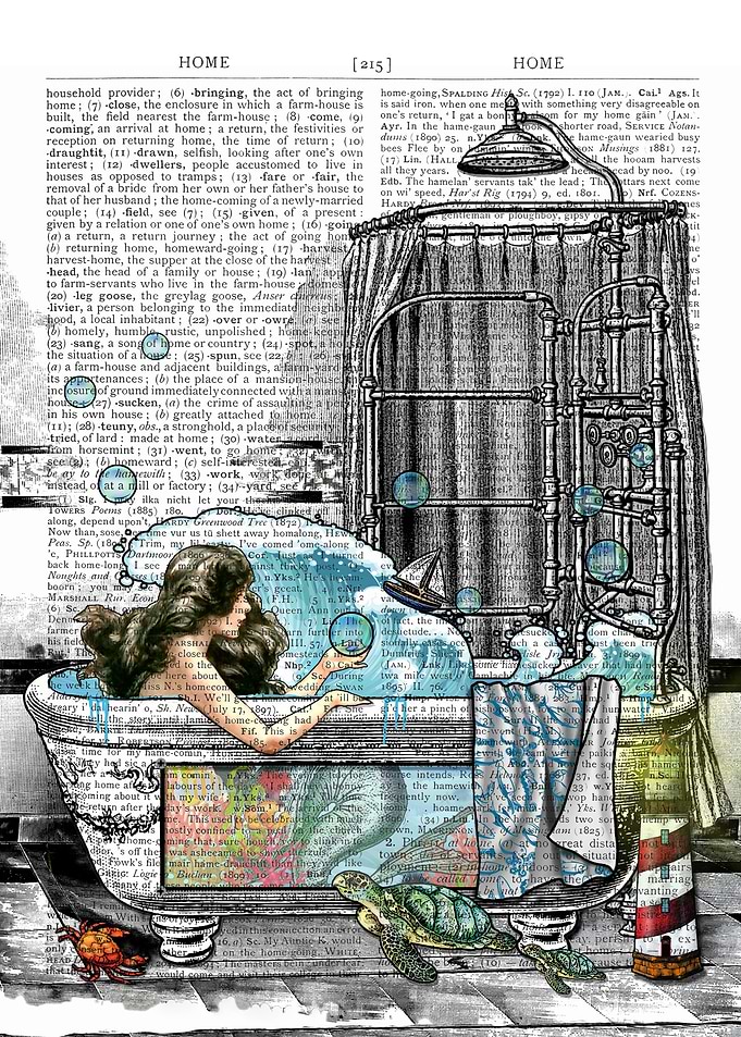 Mermaid in a Bathtub