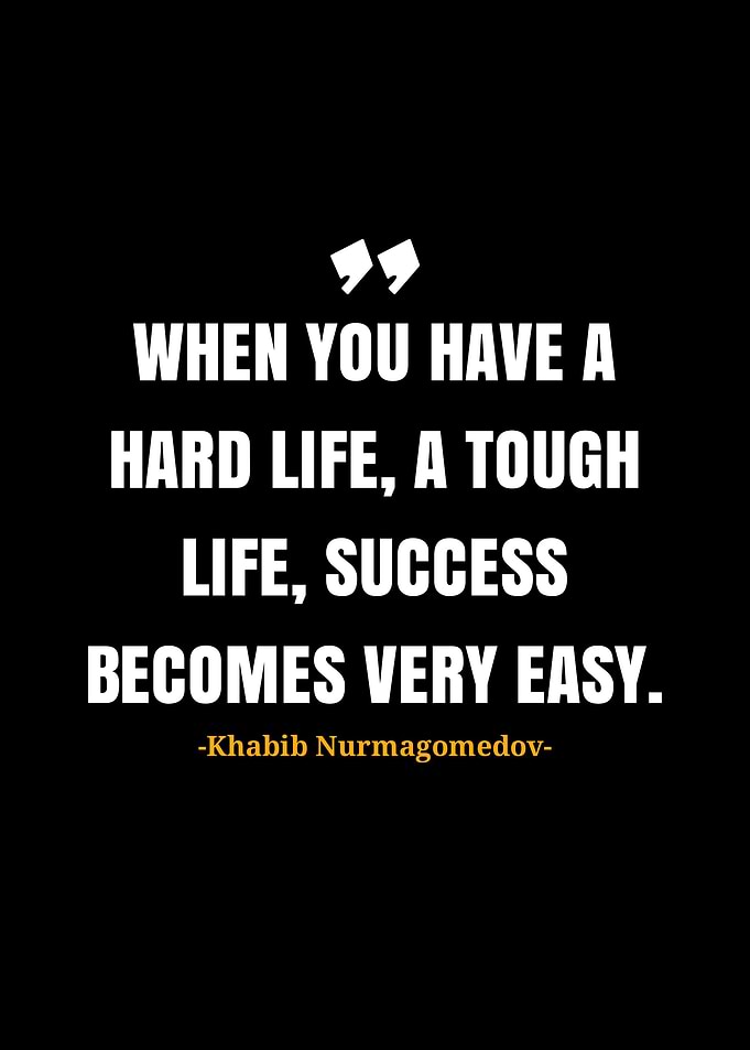 Khabib Nurmagomedov quotes