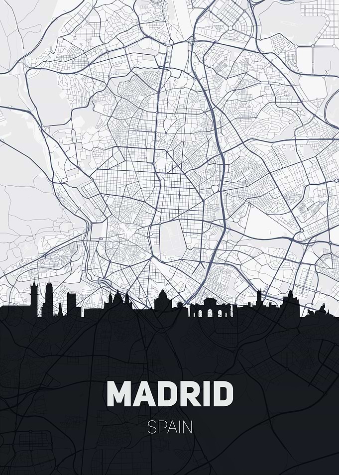 Madrid City Map